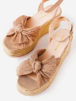 Loeffler Randall Women's Posey Pleated Platform Espadrille