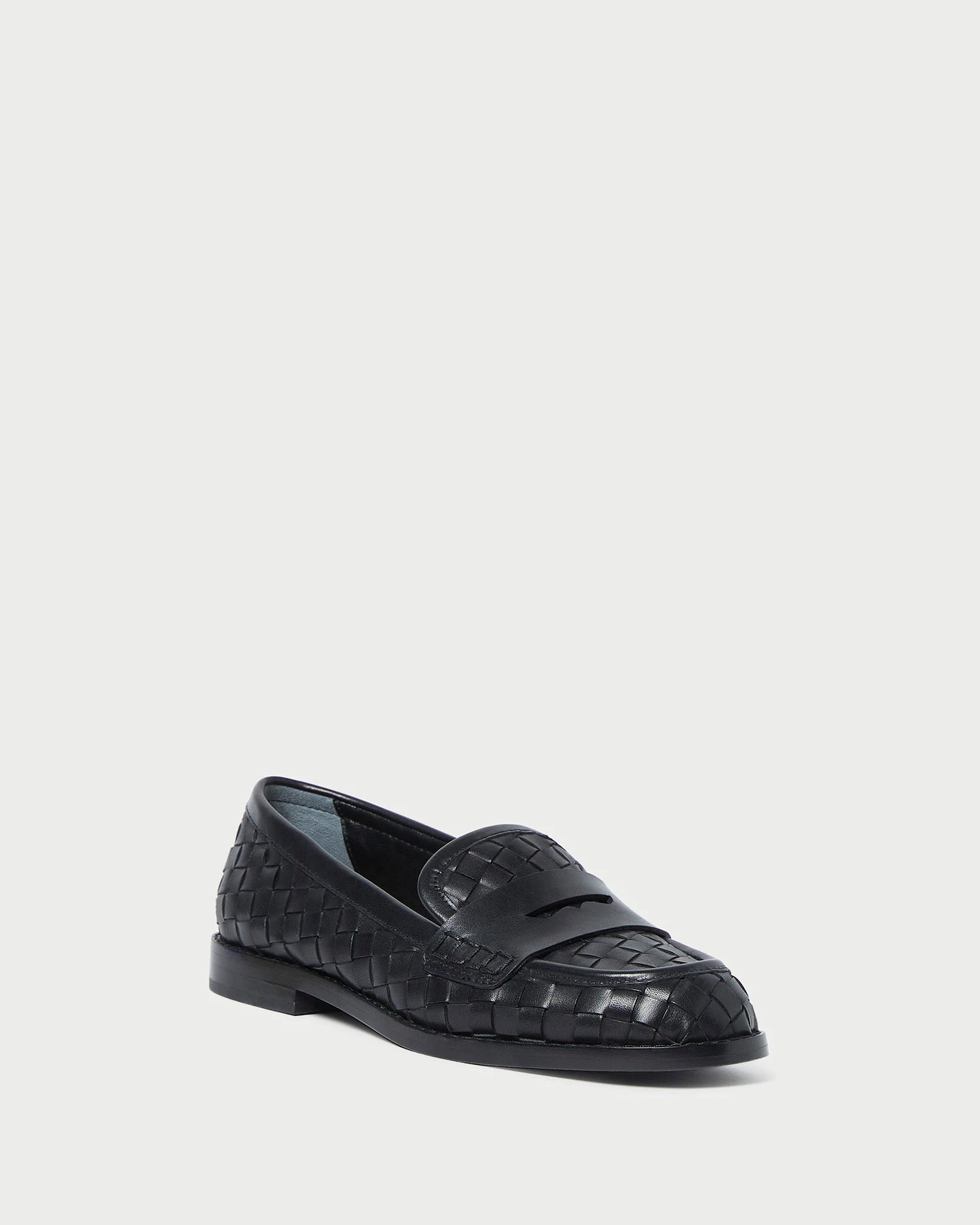 Loeffler Randall Rachel Black Woven Loafer 3 Loeffler Randall Rachel Black Woven Loafer