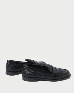 Loeffler Randall Rachel Black Woven Loafer 10 Loeffler Randall Rachel Black Woven Loafer -Loeffler Randall RACHEL WL BLACK 4