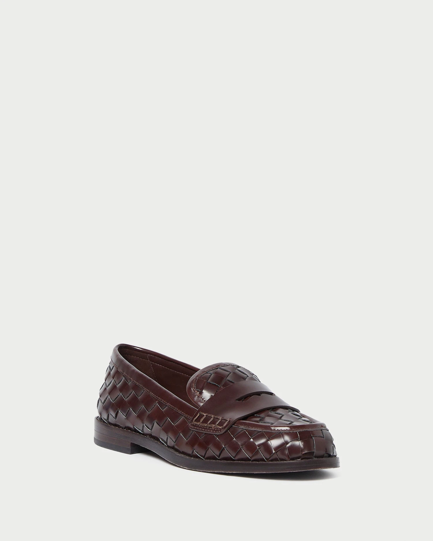 Loeffler Randall Rachel Espresso Woven Loafer 3 Loeffler Randall Rachel Espresso Woven Loafer