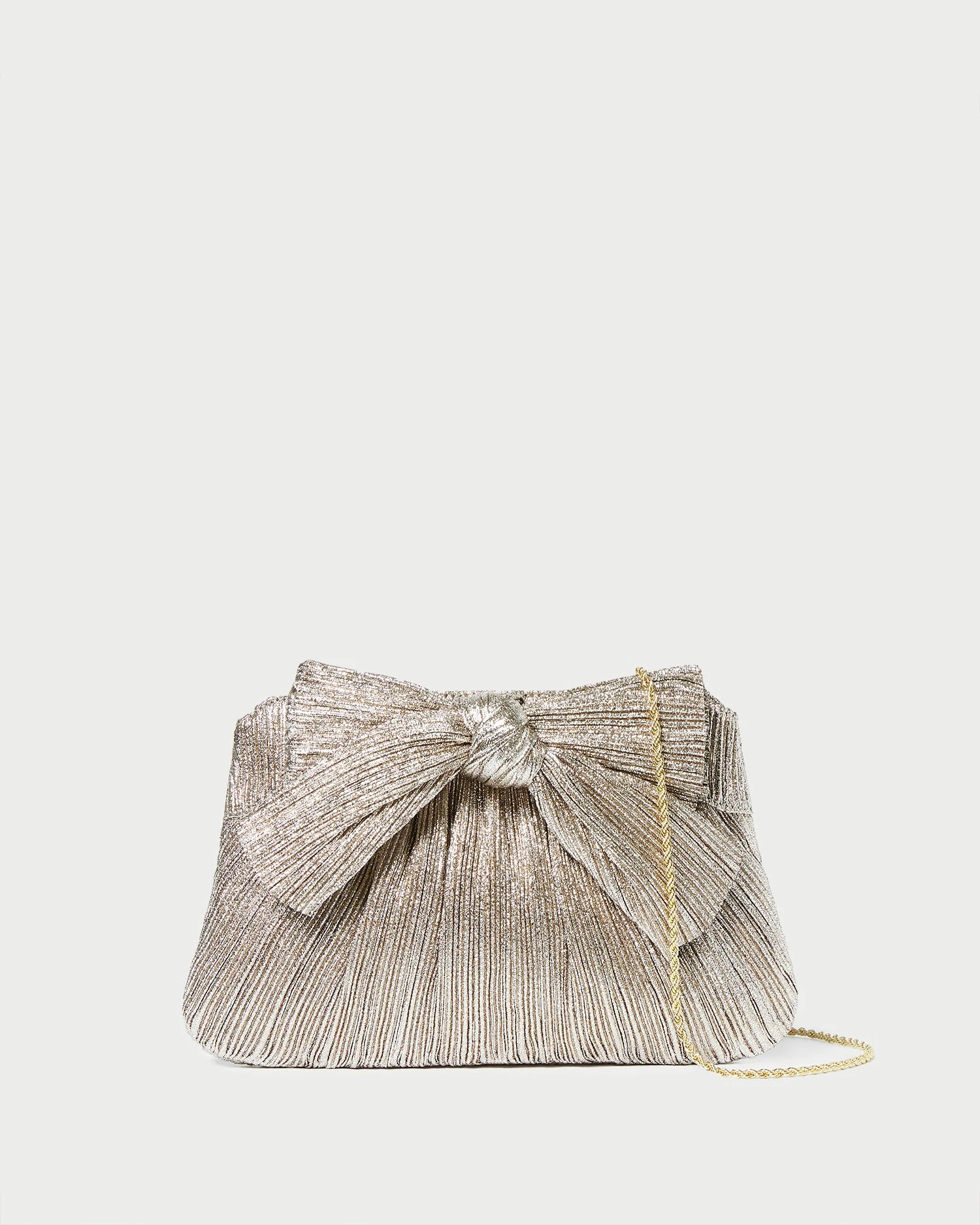 Loeffler Randall Rayne Champagne Bow Clutch 3 Loeffler Randall Rayne Champagne Bow Clutch