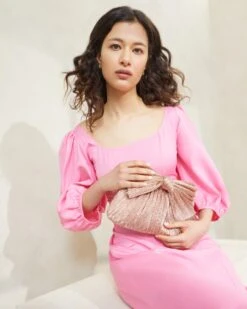 Loeffler Randall Rayne Dune Bow Clutch 11 Loeffler Randall Rayne Dune Bow Clutch -Loeffler Randall RAYNE PLA DUNE 1137