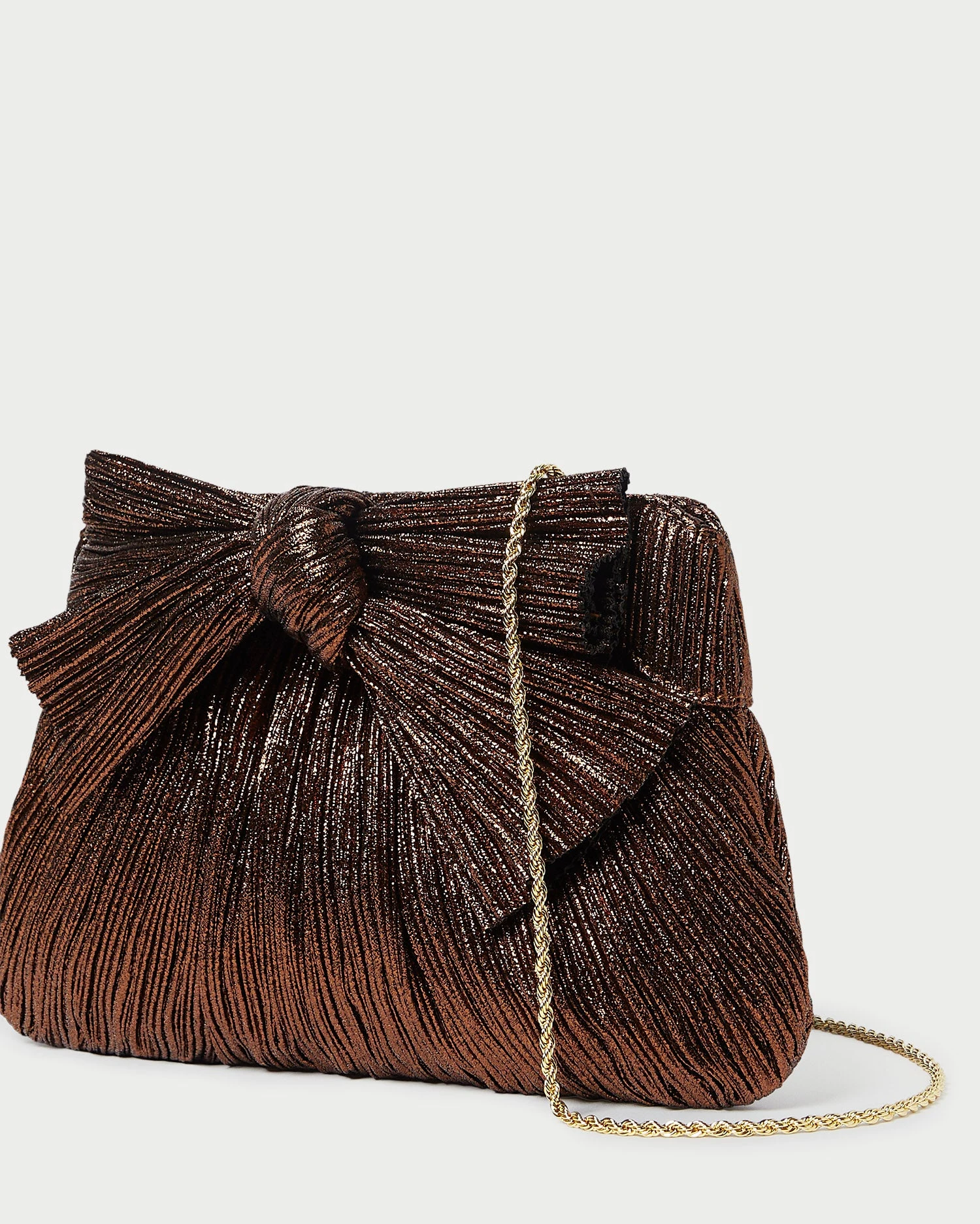 Loeffler Randall Rayne Mocha Bow Clutch 4 Loeffler Randall Rayne Mocha Bow Clutch - Image 2