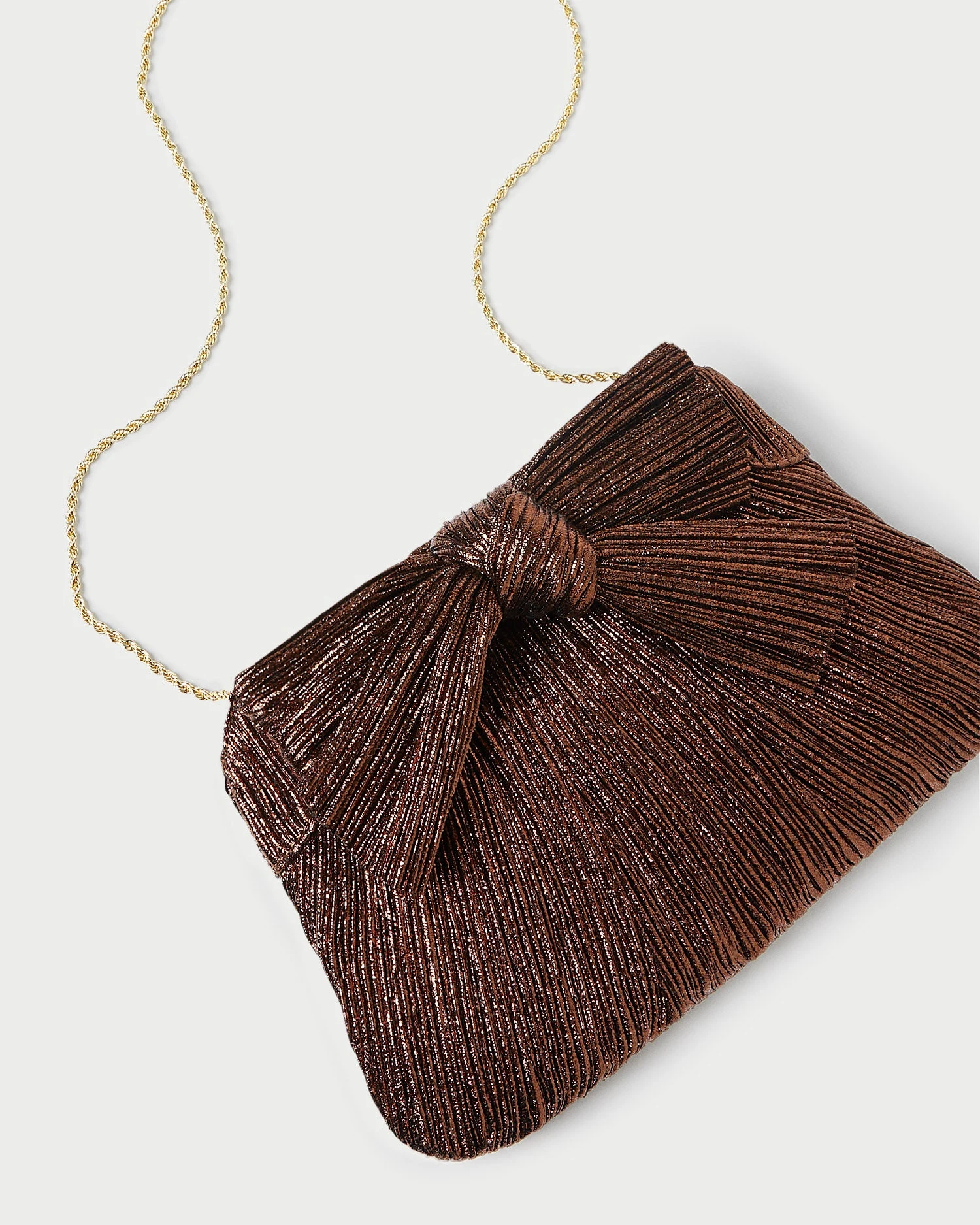 Loeffler Randall Rayne Mocha Bow Clutch 6 Loeffler Randall Rayne Mocha Bow Clutch - Image 4