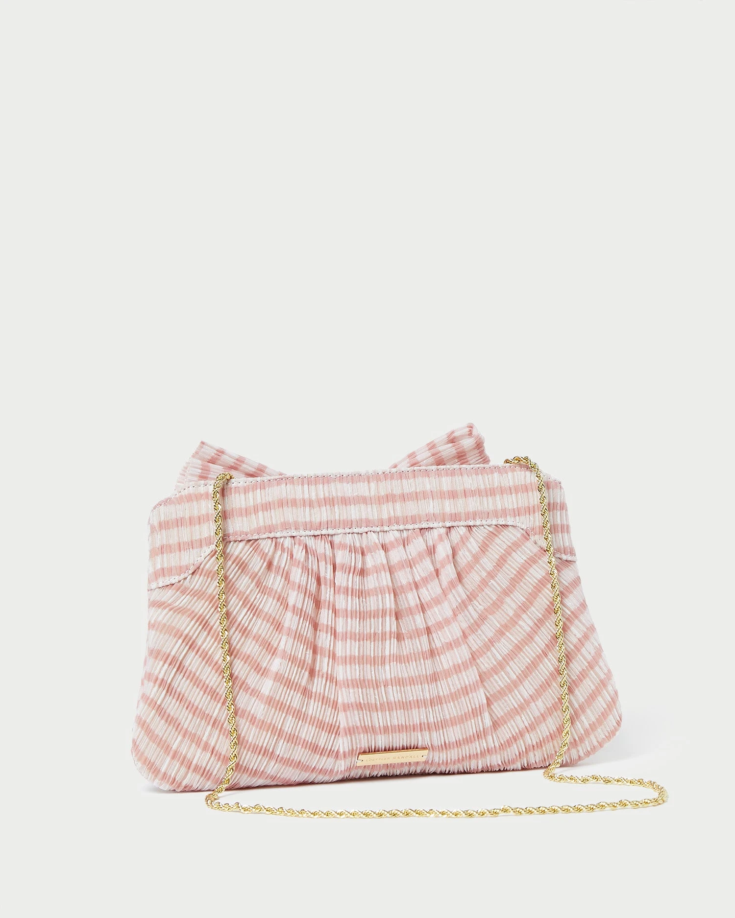 Loeffler Randall Rayne Pink Gingham Bow Clutch 4 Loeffler Randall Rayne Pink Gingham Bow Clutch - Image 2