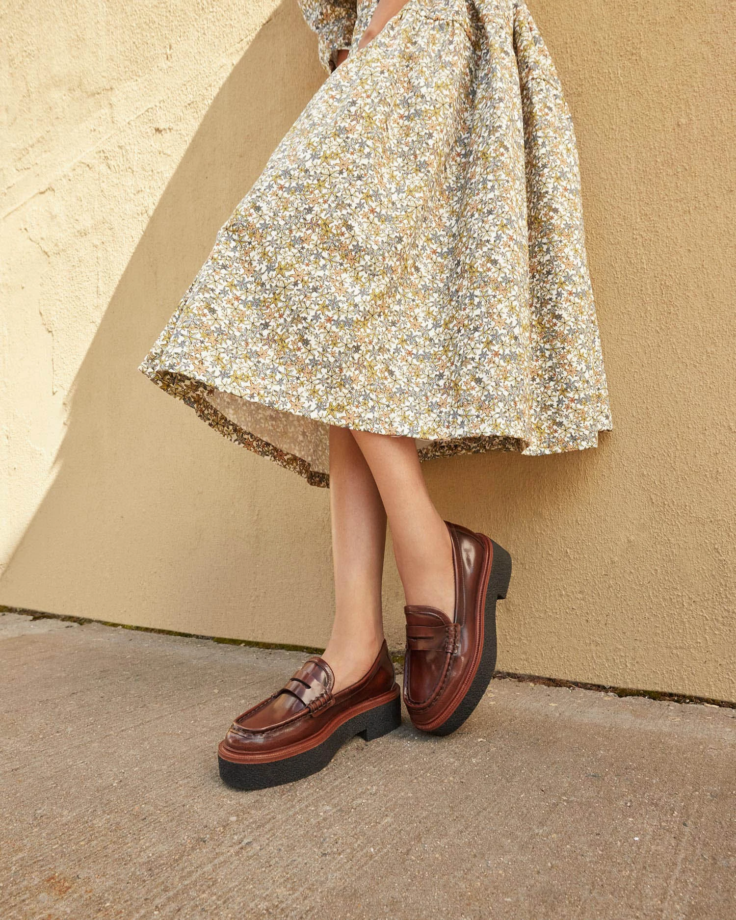 Loeffler Randall Rikki Brown Platform Loafer 7 Loeffler Randall Rikki Brown Platform Loafer - Image 5