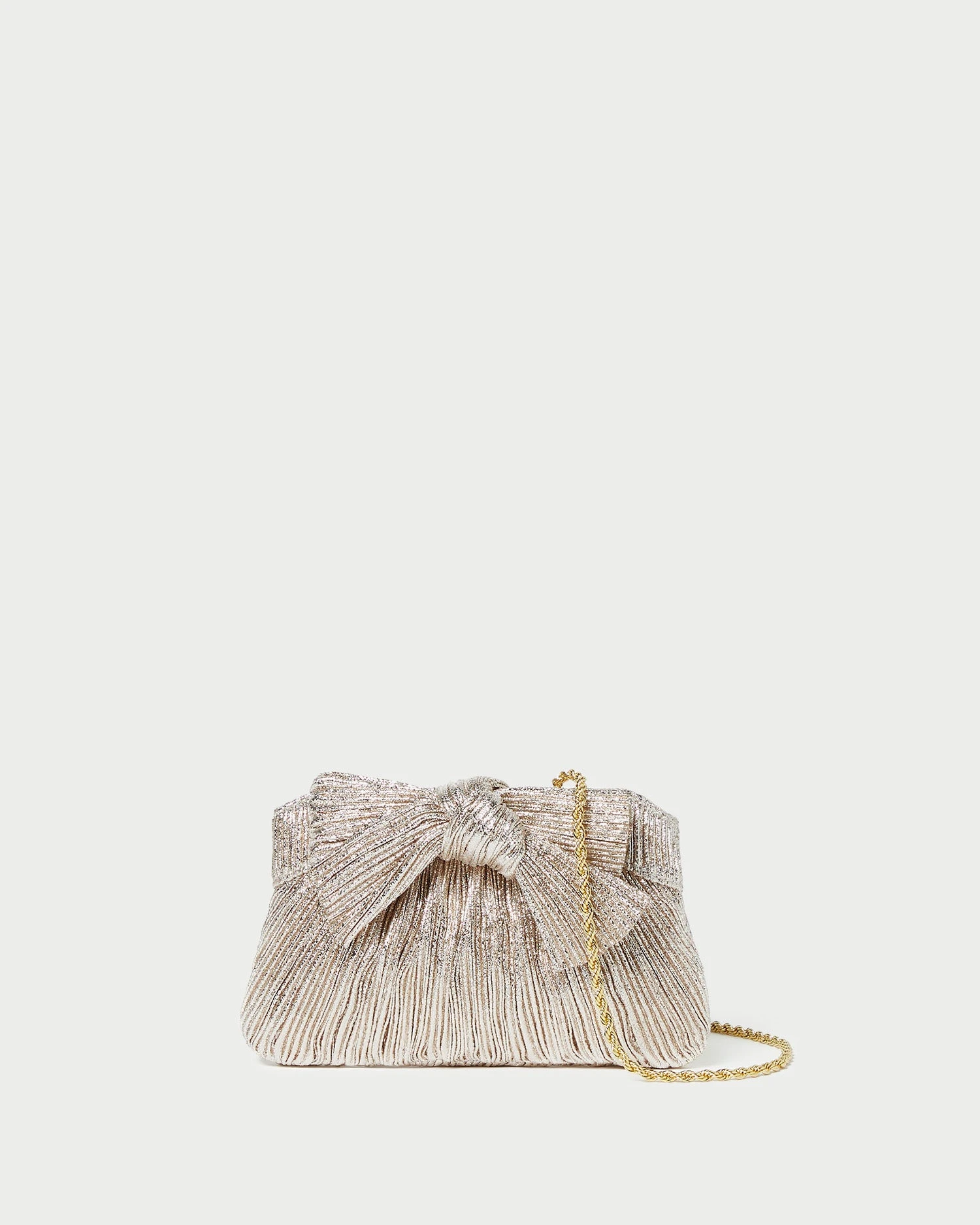 Loeffler Randall Rochelle Champagne Mini Bow Clutch 3 Loeffler Randall Rochelle Champagne Mini Bow Clutch