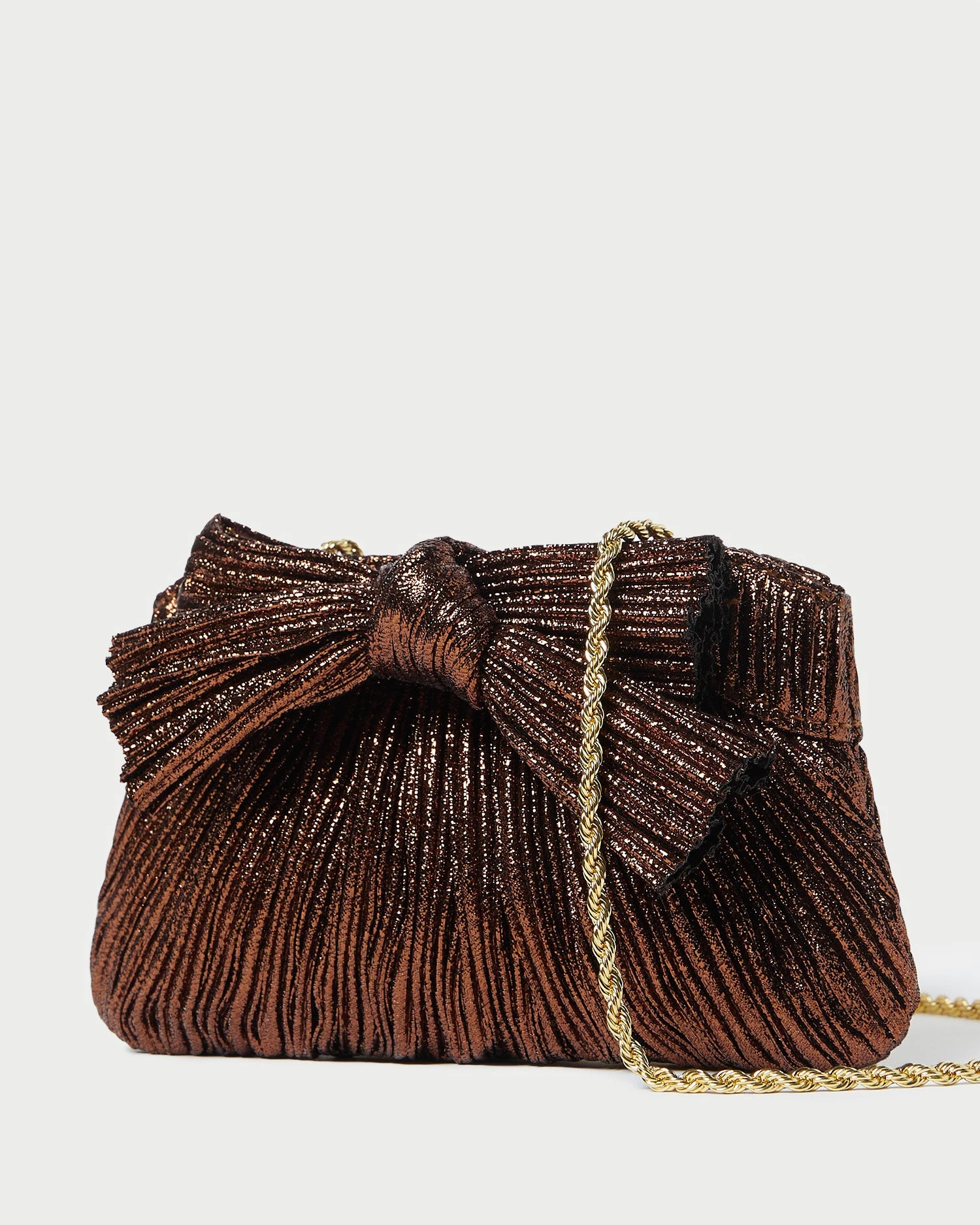 Loeffler Randall Rochelle Mocha Mini Bow Clutch 4 Loeffler Randall Rochelle Mocha Mini Bow Clutch - Image 2