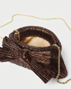Loeffler Randall Rochelle Mocha Mini Bow Clutch 10 Loeffler Randall Rochelle Mocha Mini Bow Clutch -Loeffler Randall ROCHELLE PLA MOCHA 4