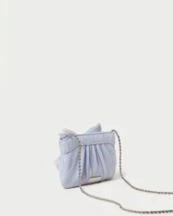 Loeffler Randall Rochelle Blue Mini Bow Clutch 10 Loeffler Randall Rochelle Blue Mini Bow Clutch -Loeffler Randall ROCHELLE PLFA BLUE 4