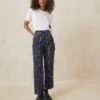 Loeffler Randall Roy Navy Carpenter Pant 2 Loeffler Randall Roy Navy Carpenter Pant -Loeffler Randall ROY CTNT NAVY 1