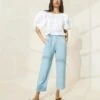 Loeffler Randall Roy Light Denim Carpenter Pant 1 Loeffler Randall Roy Light Denim Carpenter Pant -Loeffler Randall ROY LTDEN 2778