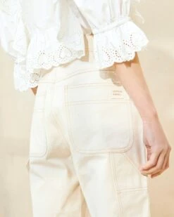 Loeffler Randall Roy Cream Carpenter Pant -Loeffler Randall ROY N CREAM 130copy a0bb69d6 802b 473f 8a7d 798901b3d3f0