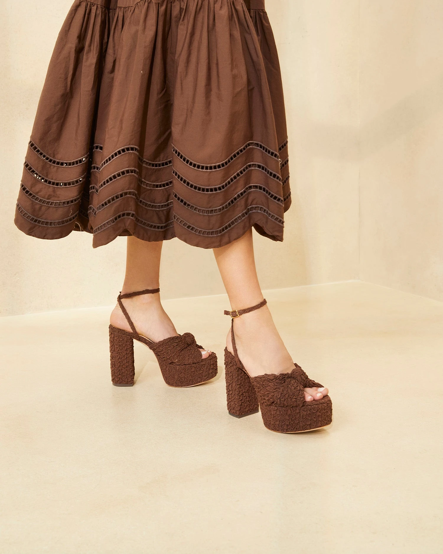 Loeffler Randall Roz Cacao Knot Platform 7 Loeffler Randall Roz Cacao Knot Platform - Image 5