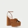 Loeffler Randall Roz Cacao Suede Knot Platform -Loeffler Randall ROZ KS CACAO 1 1