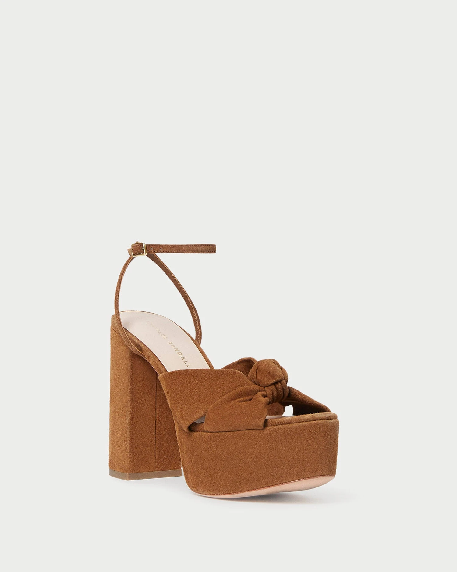 Loeffler Randall Roz Cacao Suede Knot Platform 3 Loeffler Randall Roz Cacao Suede Knot Platform
