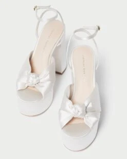 Loeffler Randall Roz Cream Knot Platform 9 Loeffler Randall Roz Cream Knot Platform -Loeffler Randall ROZ SATN CREAM 3