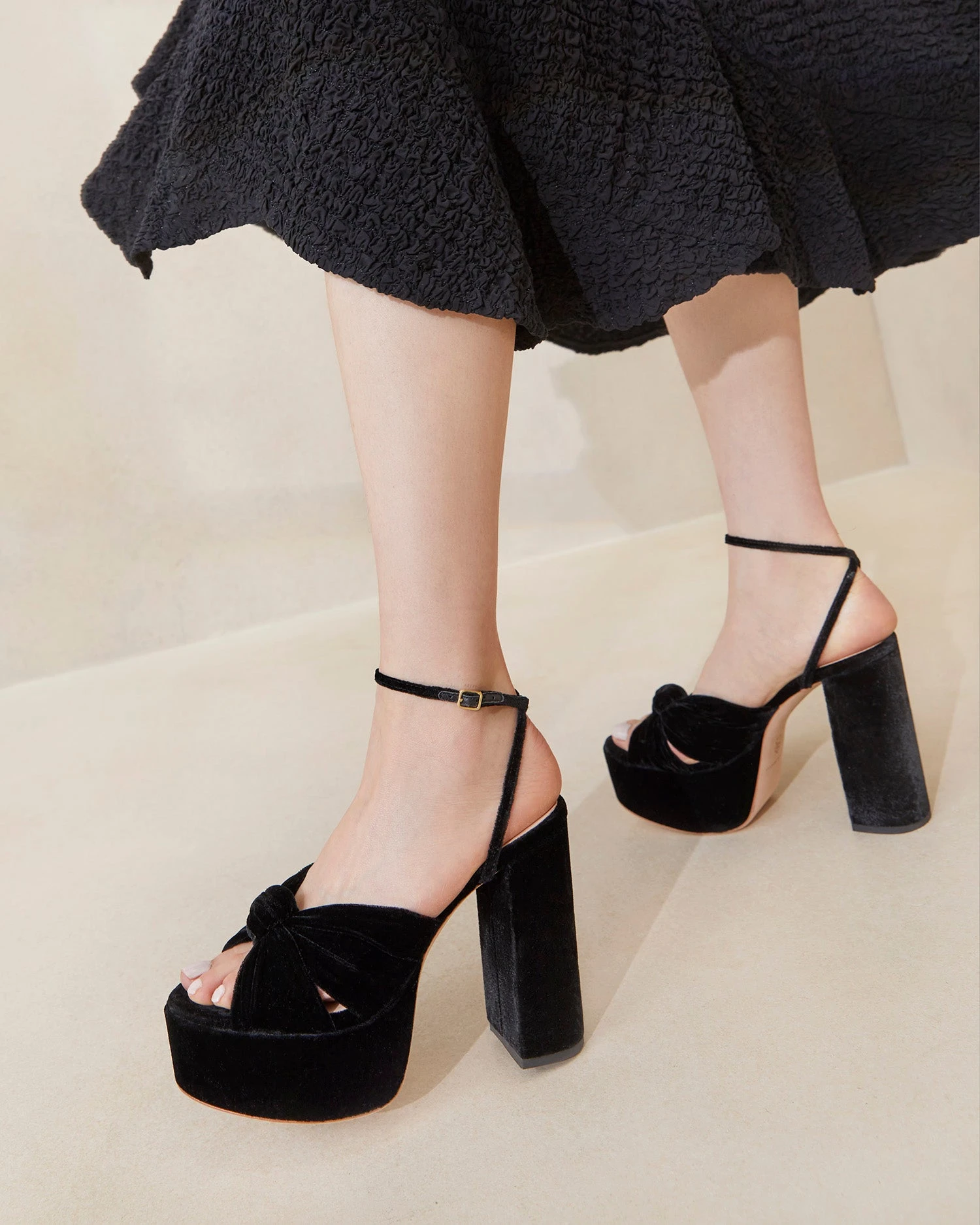 Loeffler Randall Roz Black Knot Platform Sandal 7 Loeffler Randall Roz Black Knot Platform Sandal - Image 5