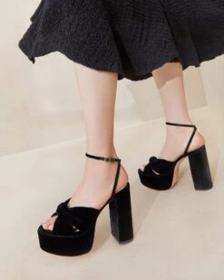 Loeffler Randall Roz Black Knot Platform Sandal 11 Loeffler Randall Roz Black Knot Platform Sandal -Loeffler Randall ROZ VL BLACK 059copy