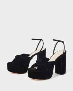 Loeffler Randall Roz Black Knot Platform Sandal 10 Loeffler Randall Roz Black Knot Platform Sandal -Loeffler Randall ROZ VL BLACK 4 1
