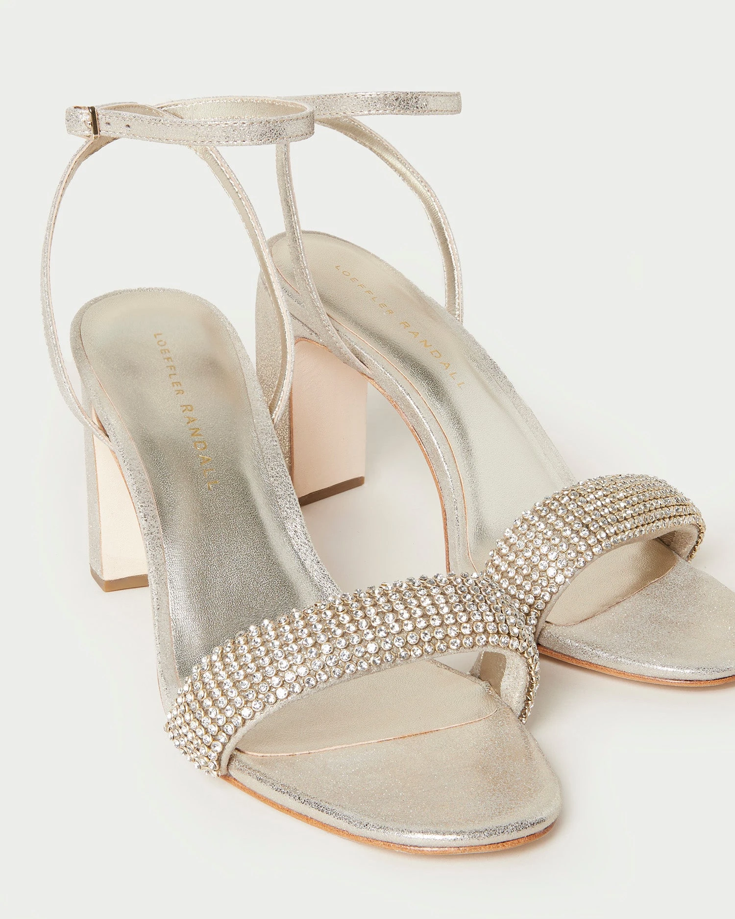 Loeffler Randall Shay Cappuccino Rhinestone Heel 5 Loeffler Randall Shay Cappuccino Rhinestone Heel - Image 3
