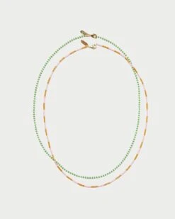 Loeffler Randall Soo Multi Beaded Necklace Set