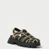 Loeffler Randall Talia Black/Natural Caged Sandal 2 Loeffler Randall Talia Black/Natural Caged Sandal -Loeffler Randall TALIA RL BLANA 1