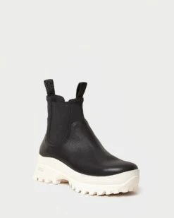 Loeffler Randall Tara Black/Cream Weather Boot