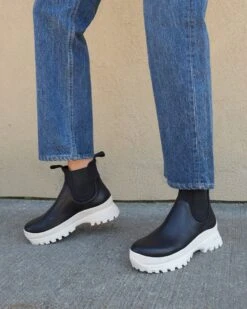 Loeffler Randall Tara Black/Cream Weather Boot 11 Loeffler Randall Tara Black/Cream Weather Boot -Loeffler Randall TARA SCN BLACR 5