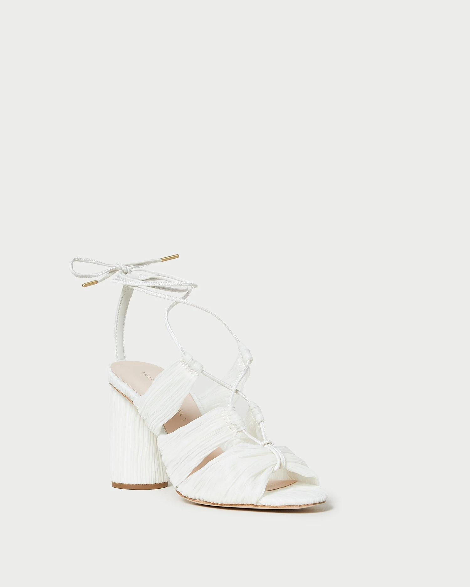 Loeffler Randall Teresa Pearl Pleated Lace-Up Sandal 3 Loeffler Randall Teresa Pearl Pleated Lace-Up Sandal