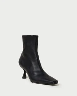 Loeffler Randall Thandy Black Curved Heel Bootie