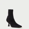 Loeffler Randall Thandy Black Suede Curved Bootie 1 Loeffler Randall Thandy Black Suede Curved Bootie -Loeffler Randall THANDY SS BLACK 1