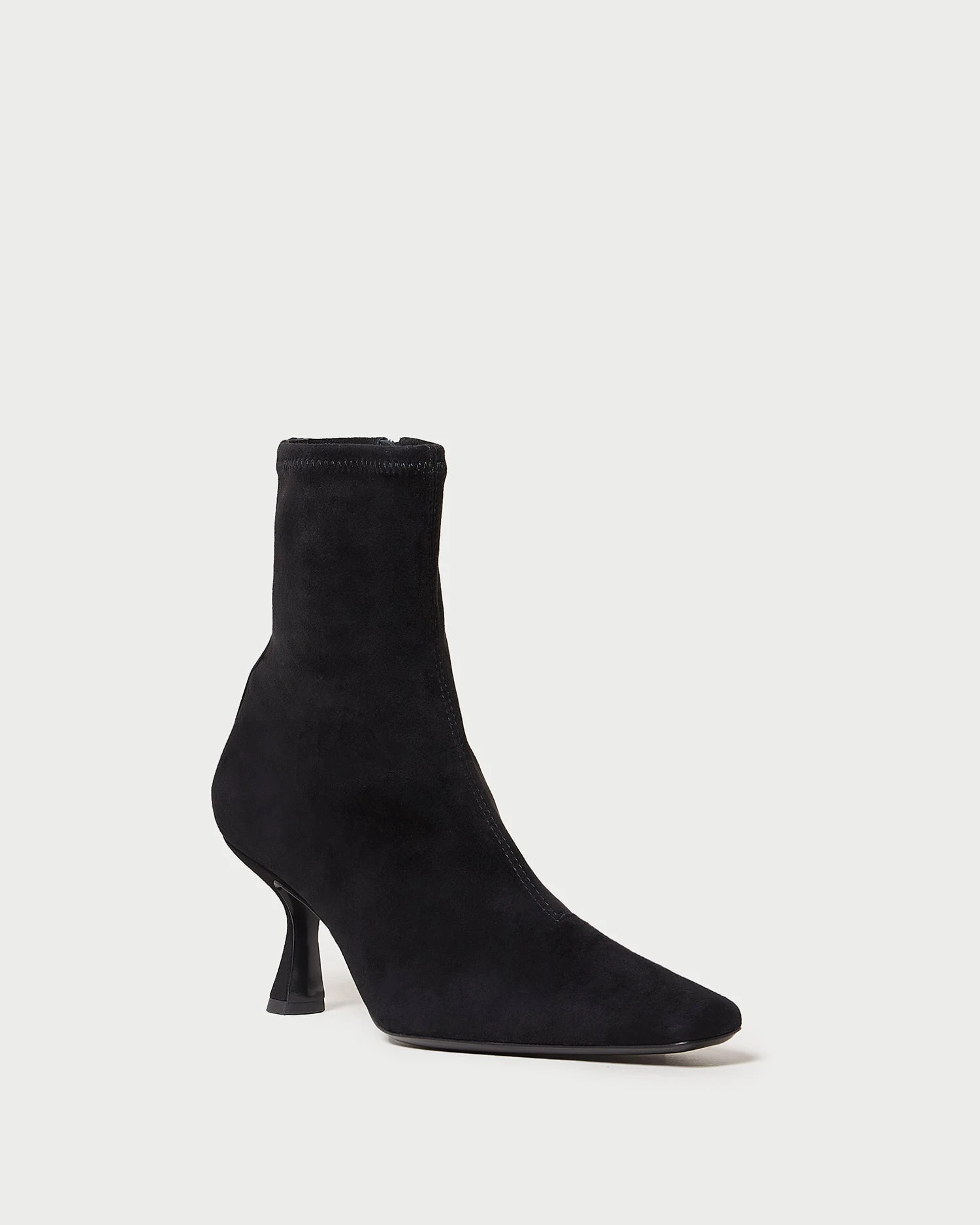 Loeffler Randall Thandy Black Suede Curved Bootie 3 Loeffler Randall Thandy Black Suede Curved Bootie
