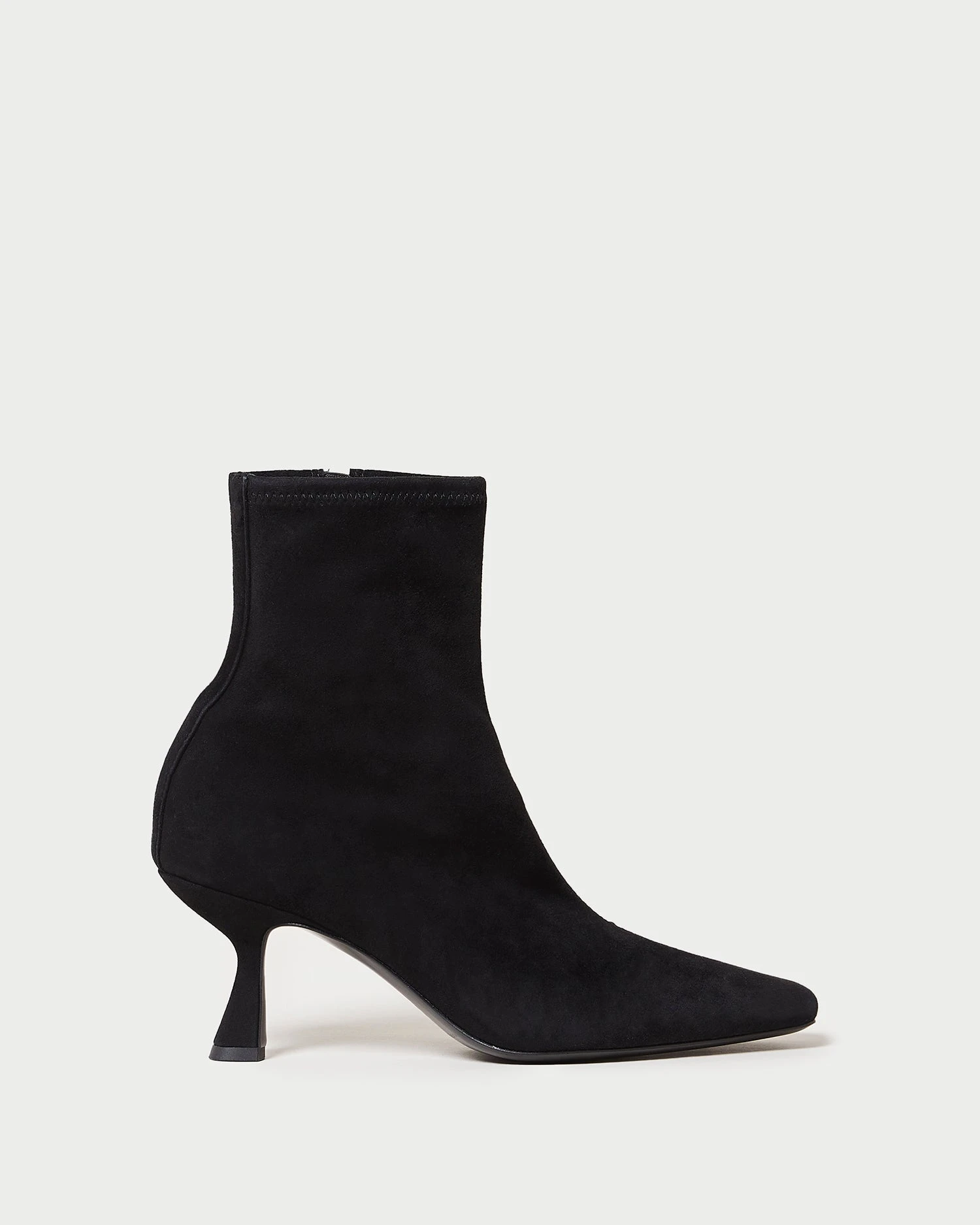 Loeffler Randall Thandy Black Suede Curved Bootie 4 Loeffler Randall Thandy Black Suede Curved Bootie - Image 2