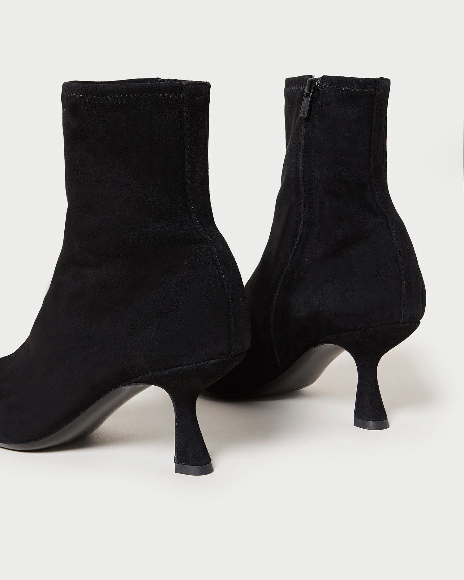 Loeffler Randall Thandy Black Suede Curved Bootie 6 Loeffler Randall Thandy Black Suede Curved Bootie - Image 4