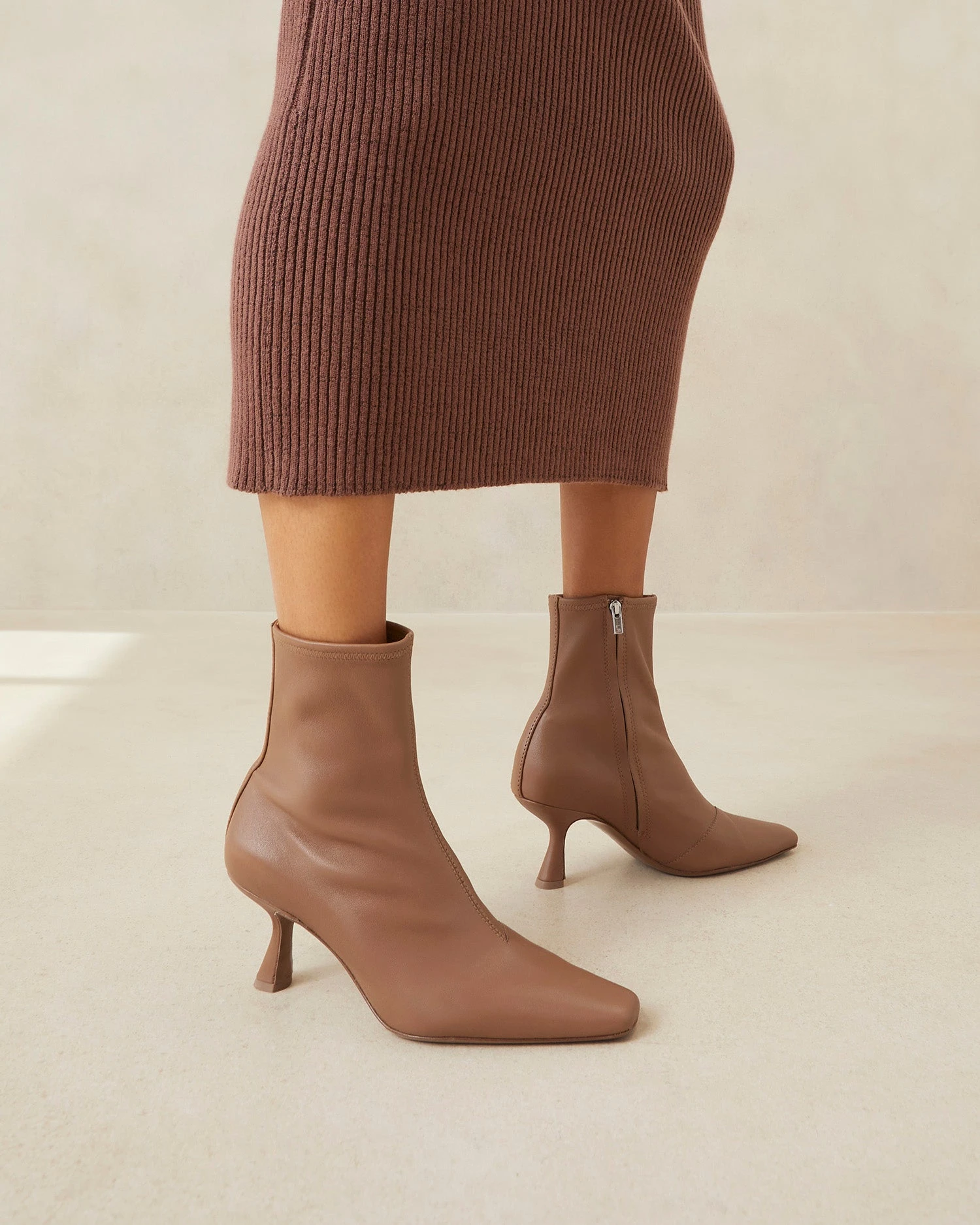 Loeffler Randall Thandy Safari Curved Heel Bootie 7 Loeffler Randall Thandy Safari Curved Heel Bootie - Image 5