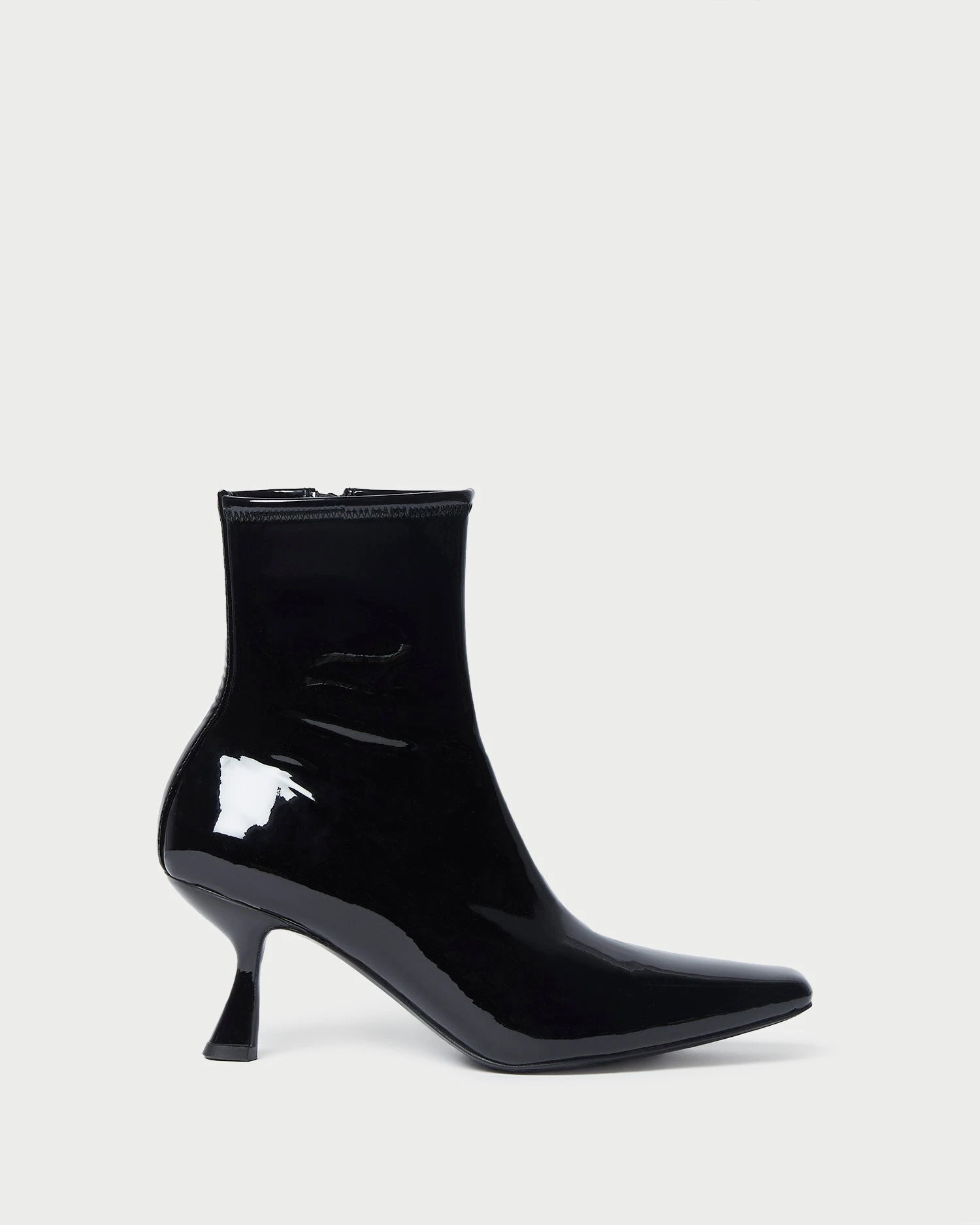 Loeffler Randall Thandy Black Leather Curved Bootie 4 Loeffler Randall Thandy Black Leather Curved Bootie - Image 2