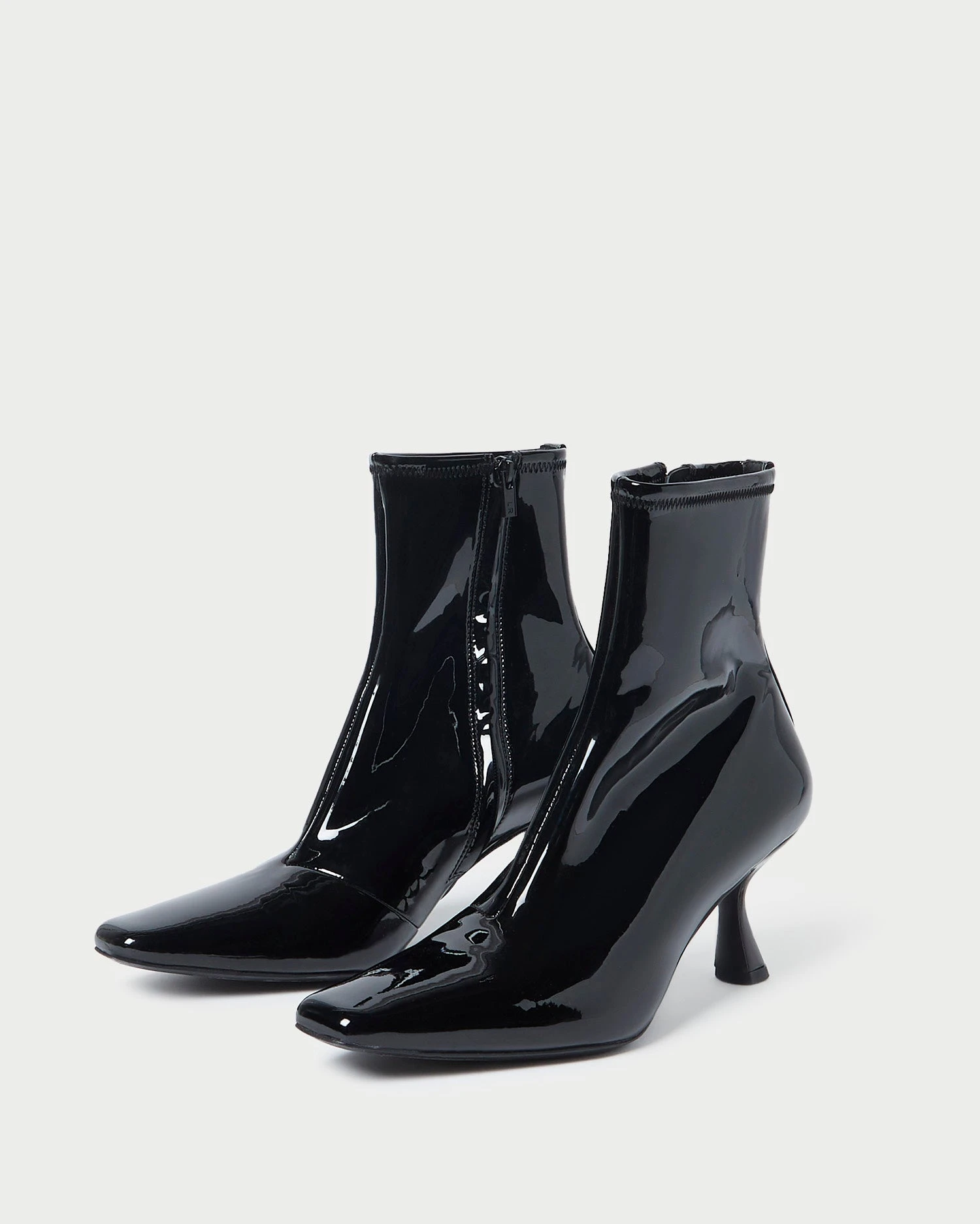 Loeffler Randall Thandy Black Leather Curved Bootie 5 Loeffler Randall Thandy Black Leather Curved Bootie - Image 3