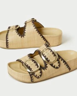 Loeffler Randall Theo Natural/Brown Footbed Sandal -Loeffler Randall THEO R NATBN 3