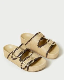 Loeffler Randall Theo Natural/Brown Footbed Sandal -Loeffler Randall THEO R NATBN 4