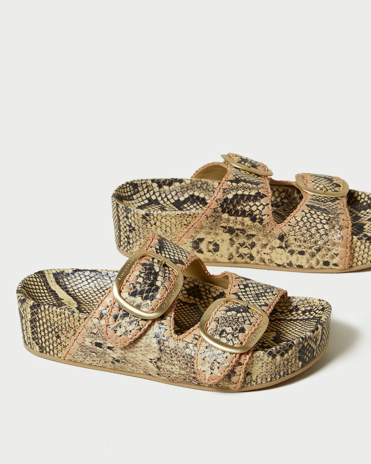 Loeffler Randall Theo Bone/Pink Footbed Sandal 6 Loeffler Randall Theo Bone/Pink Footbed Sandal - Image 4