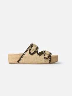 Loeffler Randall Women's Theo Sandal -Loeffler Randall THEO RxNATURALSTRAWDARKBROWNSTRAWxAlt2 96166704