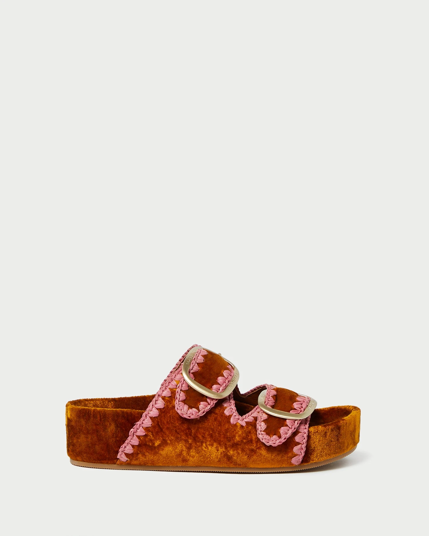 Loeffler Randall Theo Ochre/Blush Footbed Sandal 4 Loeffler Randall Theo Ochre/Blush Footbed Sandal - Image 2