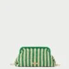 Loeffler Randall Trudie Natural/Green Frame Clutch 1 Loeffler Randall Trudie Natural/Green Frame Clutch -Loeffler Randall TRUDIE CR NATGS 1