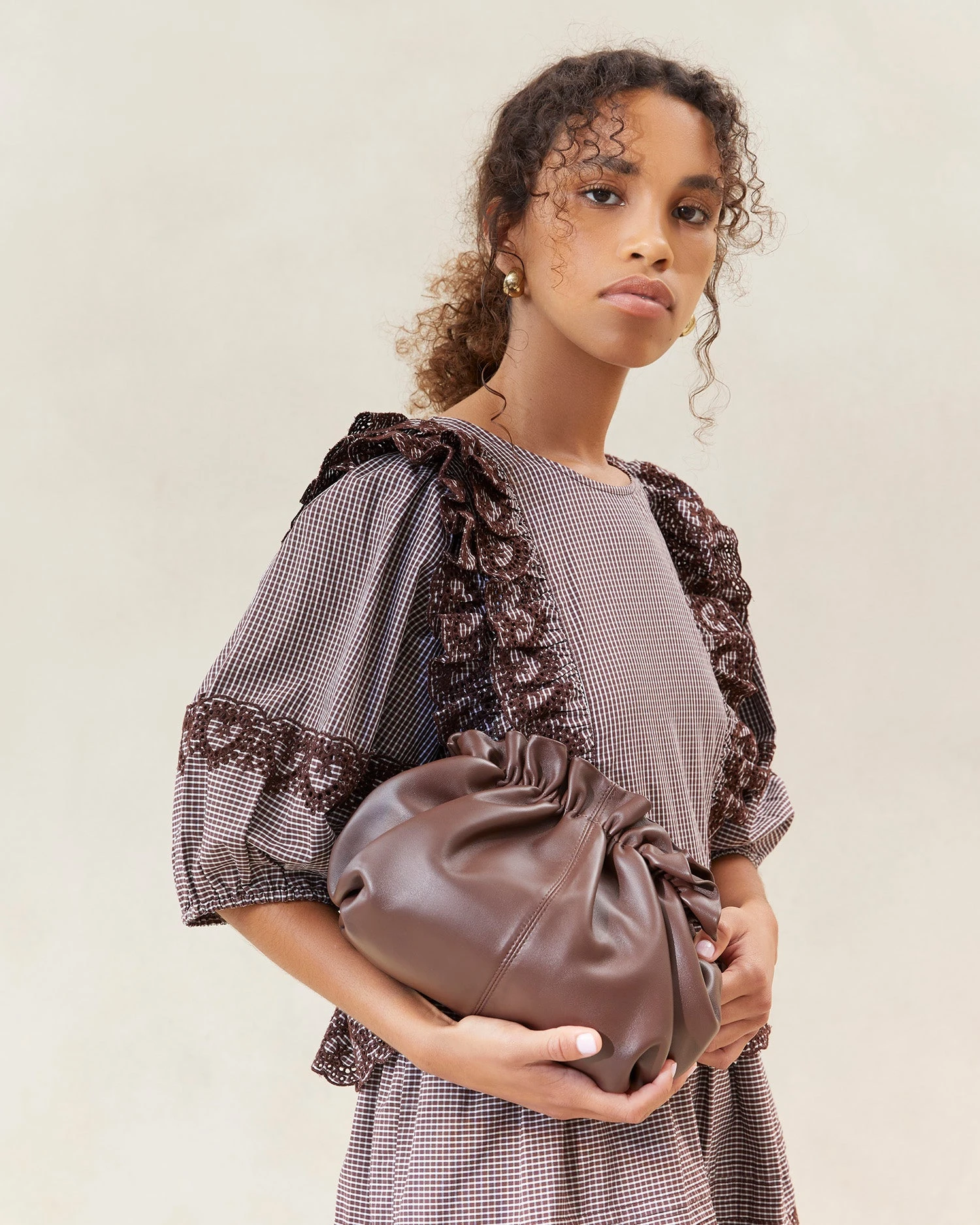 Loeffler Randall Willa Espresso Mini Pouch 7 Loeffler Randall Willa Espresso Mini Pouch - Image 5