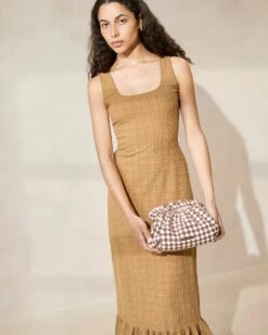 Loeffler Randall Willa Brown/Cream Mini Pouch 11 Loeffler Randall Willa Brown/Cream Mini Pouch -Loeffler Randall WILLA WR BRCRE 010copy