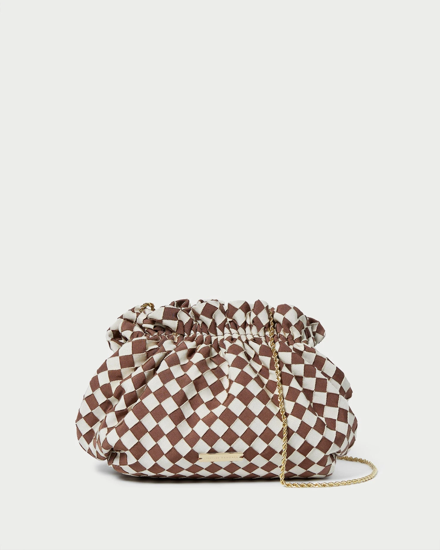 Loeffler Randall Willa Brown/Cream Mini Pouch 3 Loeffler Randall Willa Brown/Cream Mini Pouch