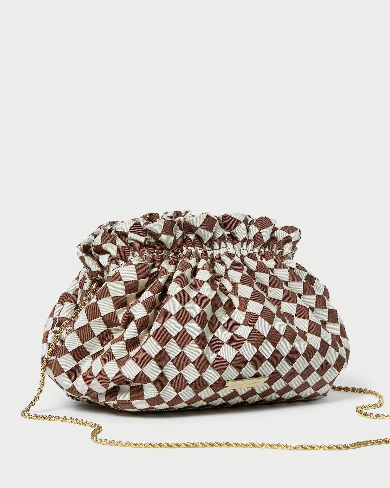 Loeffler Randall Willa Brown/Cream Mini Pouch 4 Loeffler Randall Willa Brown/Cream Mini Pouch - Image 2