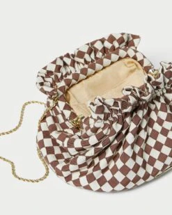 Loeffler Randall Willa Brown/Cream Mini Pouch 9 Loeffler Randall Willa Brown/Cream Mini Pouch -Loeffler Randall WILLA WR BRCRE 3