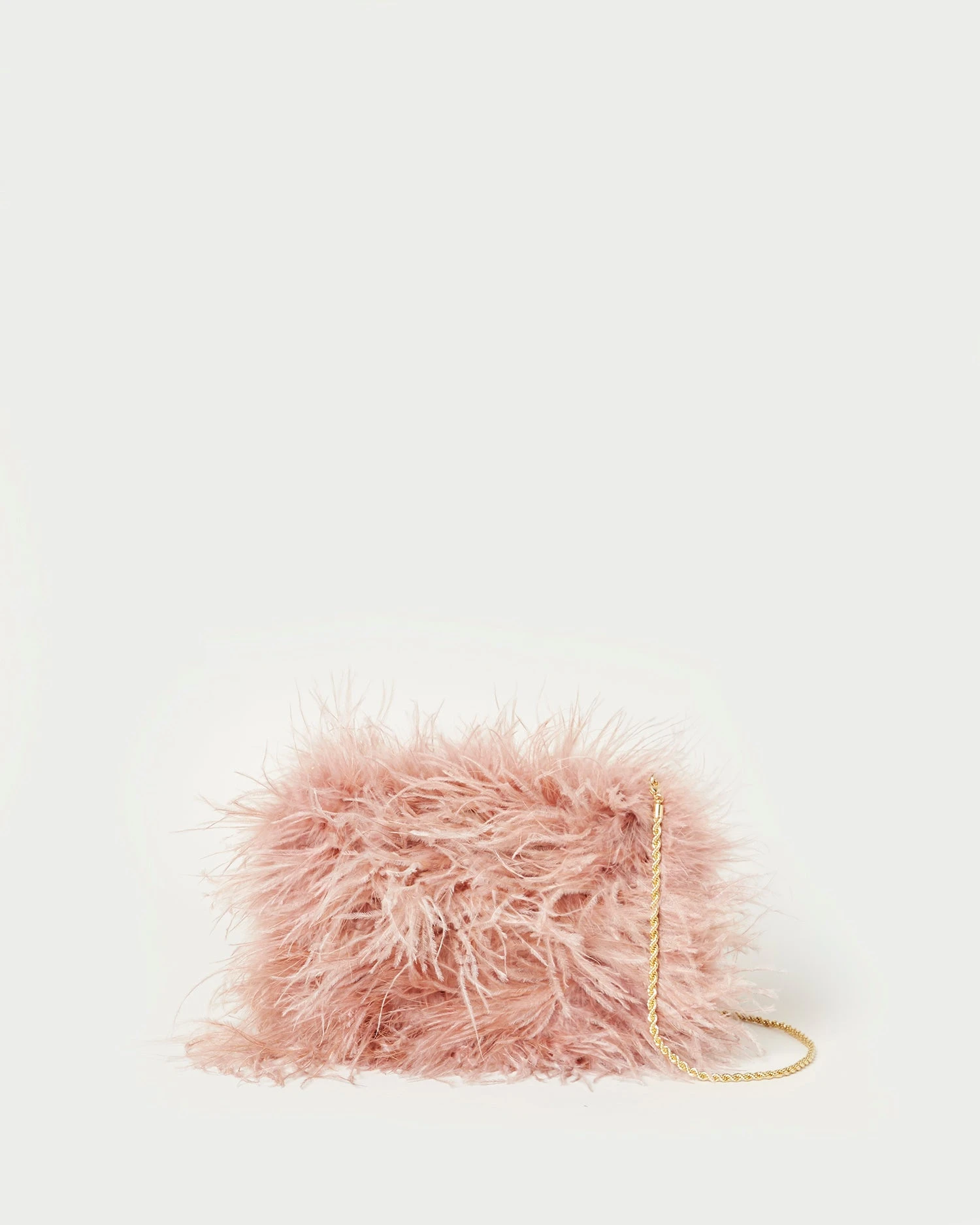 Loeffler Randall Zahara Blush Mini Feather Pouch 3 Loeffler Randall Zahara Blush Mini Feather Pouch